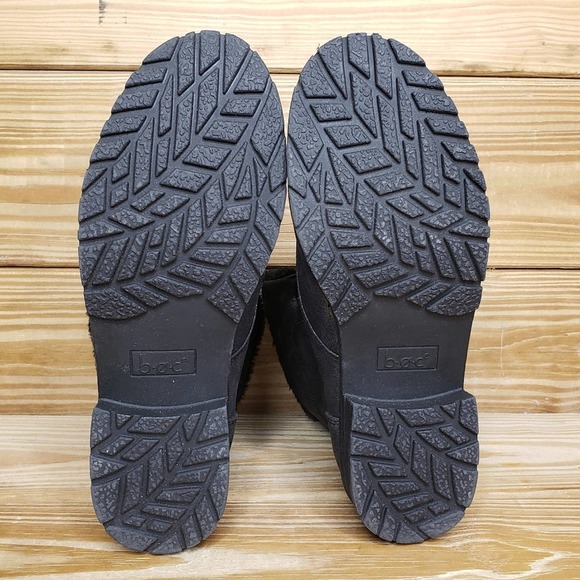 BOC Womens 5 Allysen Black Lace Up Faux Fur Lined Combat / Moto Boots - Picture 7 of 8